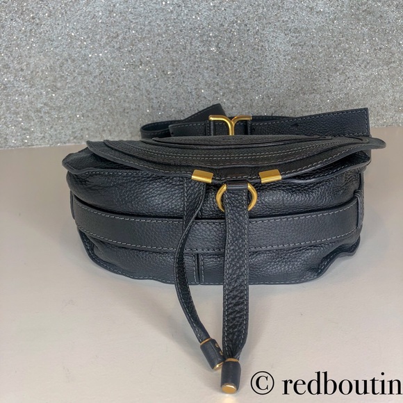 Traded chloe Marcie Medium black Leather Crossbody - Picture 5 of 8
